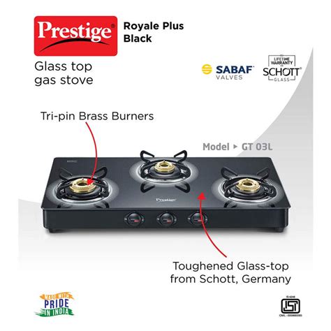 prestige royale plus gt03l 3 burner